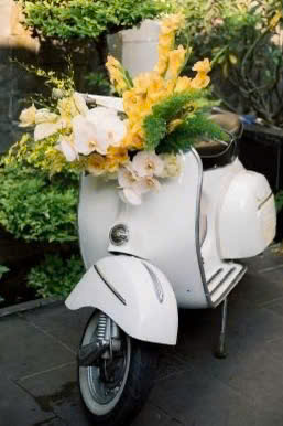 Xe hoa phong cách Xe Vespa cá tính 