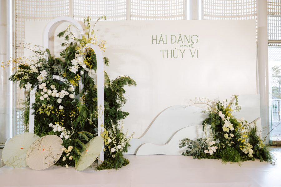 Trang trí Cưới với concept thanh lịch và sang trọng 