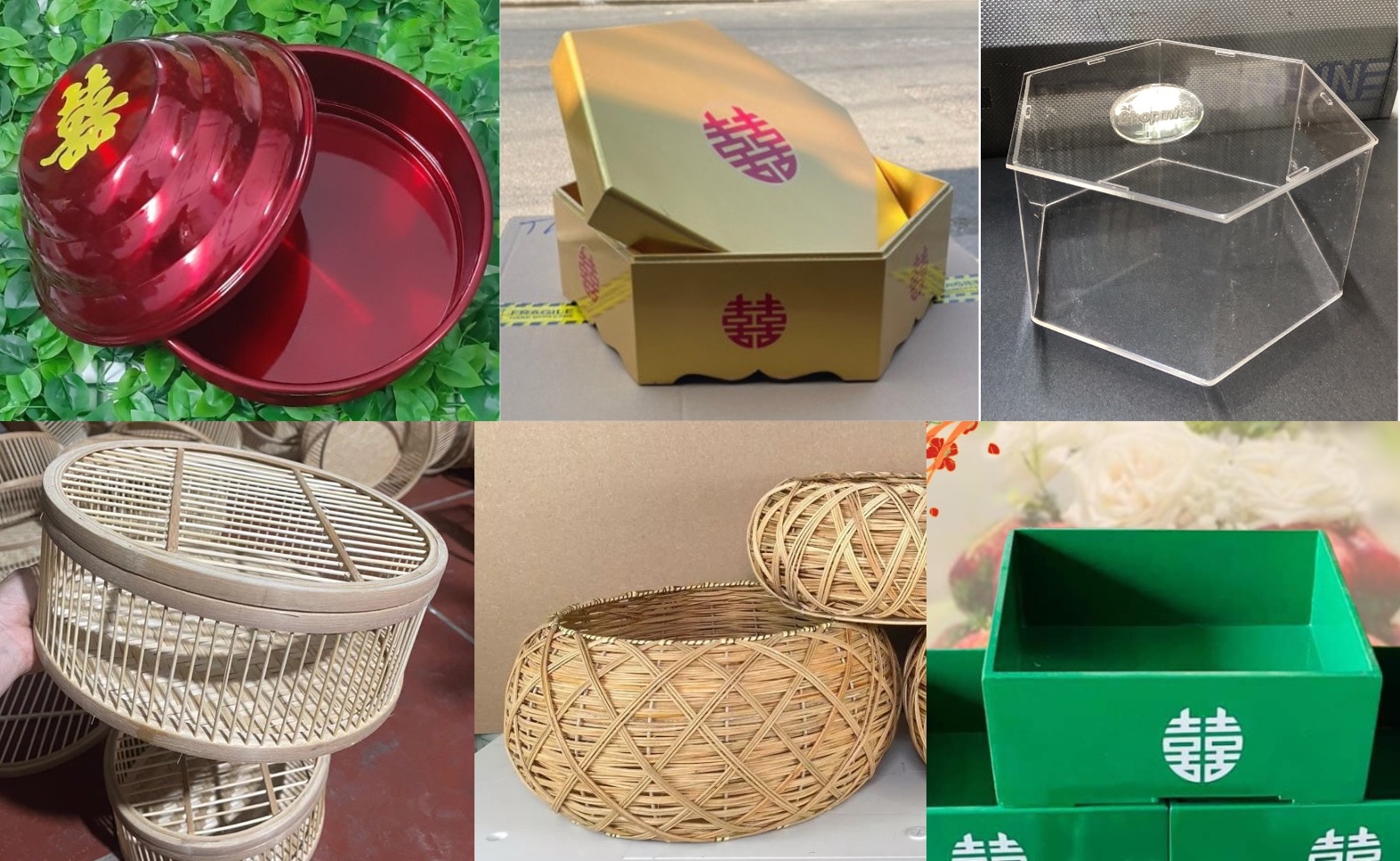 Cho thuê mâm trống để quả các loại 
